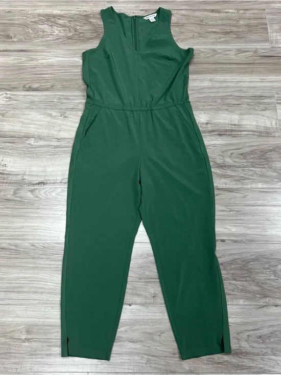 Athleta Brooklyn Jumpsuit in Vineyard Green Size 8 - Picture 4 of 11